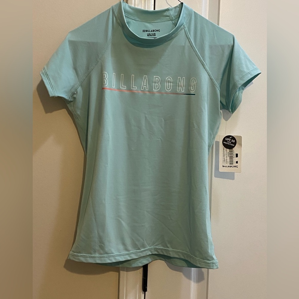 Billabong UPF 50 Rashguard Top Sz L (Girls) S women NWT - Picture 6 of 6